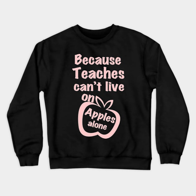 Teaching Apple Crewneck Sweatshirt by Hashop